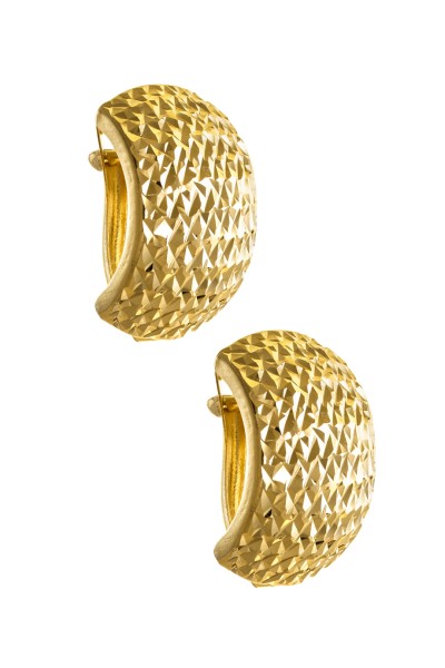 Σκουλαρίκι Χρυσό 14Κ Shiny Party Medium