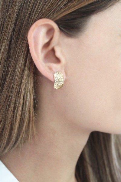 Σκουλαρίκι Χρυσό 14Κ Shiny Party Medium