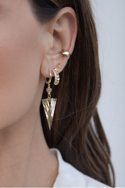 Σκουλαρίκι Χρυσό 14Κ Rock Studs