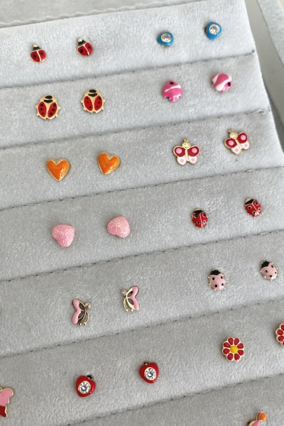 Σκουλαρίκι Χρυσό 14Κ Καρδιά