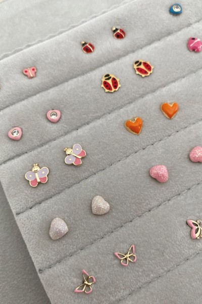 Σκουλαρίκι Χρυσό 14Κ Πεταλουδίτσα