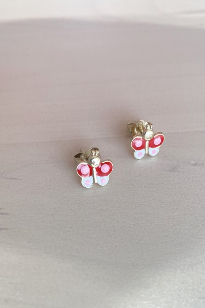 Σκουλαρίκι Χρυσό 14Κ Πεταλούδα