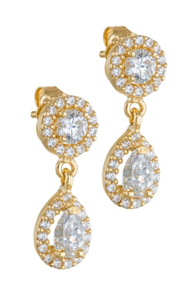 Σκουλαρίκι Χρυσό 14Κ Romantic Drops