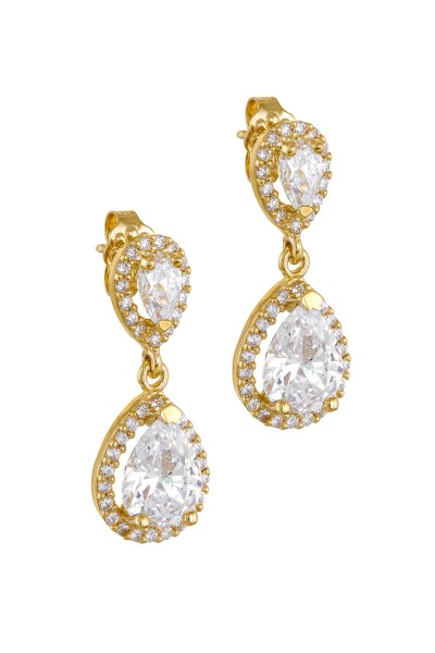 Σκουλαρίκι Χρυσό 14Κ Romantic Drops