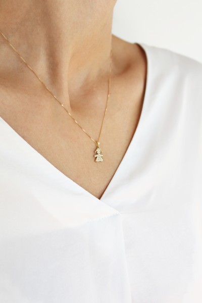 Κρεμαστό Χρυσό 14Κ Κοριτσάκι