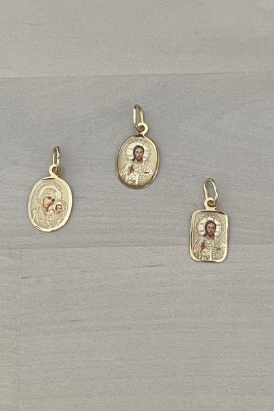 Φυλαχτό Κωνσταντινάτο Χρυσό 14Κ