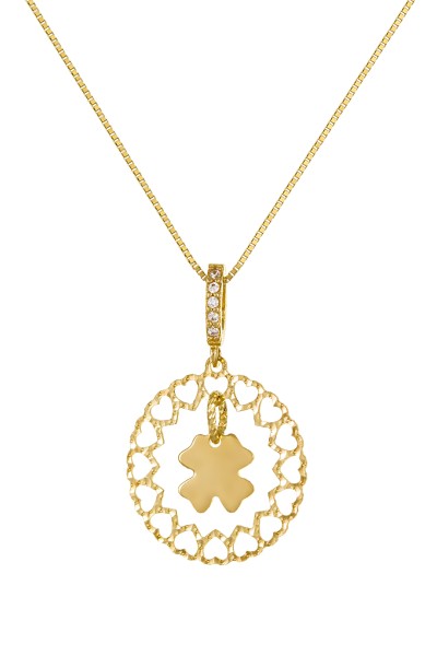 Κρεμαστό Χρυσό 14Κ Little Clover