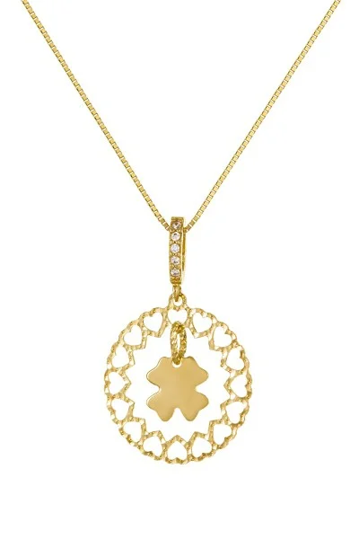 Κρεμαστό Χρυσό 14Κ Little Clover