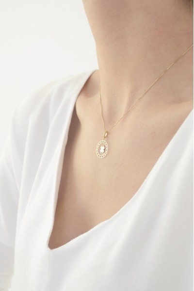 Κρεμαστό Χρυσό 14Κ Little Clover