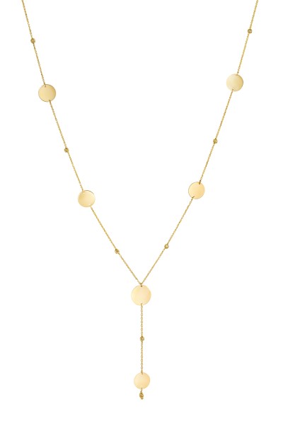 Κολιέ Χρυσό 14Κ Shiny Dots V