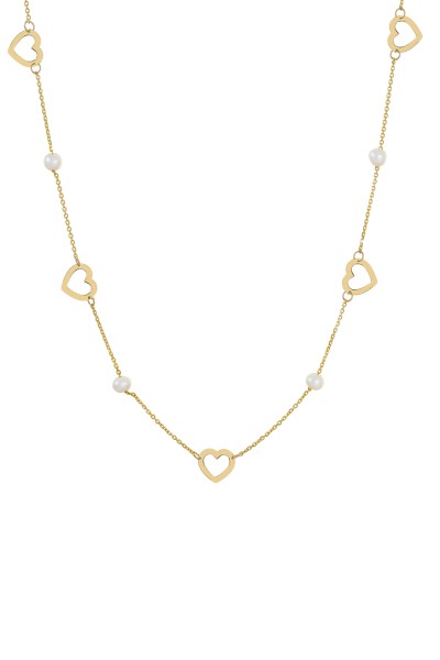 Κολιέ Χρυσό 14Κ I Heart You