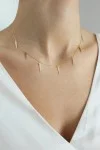 Κολιέ Χρυσό 14Κ Aztec Drops