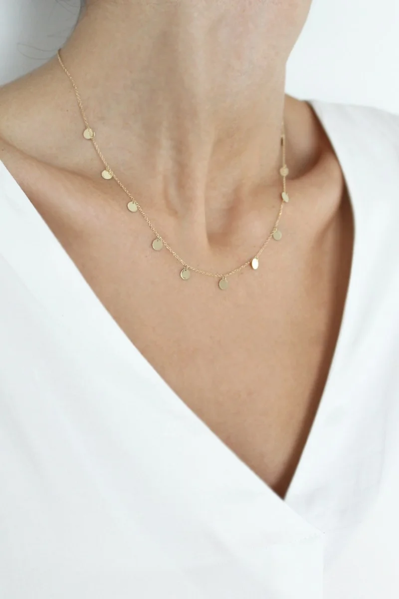Κολιέ Χρυσό 14Κ SeeK for Gold Shiny Dots 4361