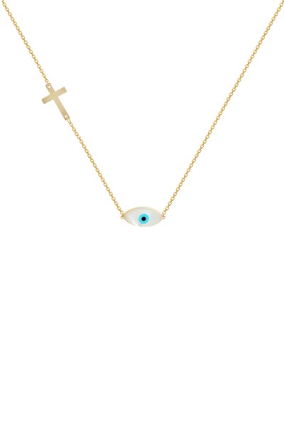 Κολιέ Χρυσό 14Κ SeeK for Gold Chic Eye