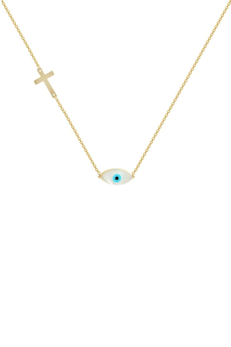 Κολιέ Χρυσό 14Κ SeeK for Gold Chic Eye