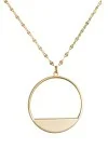 Κολιέ Χρυσό 14Κ Shiny Circle