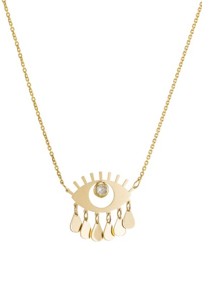 Κολιέ Χρυσό 14Κ SeeK for Gold Eye Drops