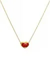 Κολιέ Χρυσό 14Κ Red Heart