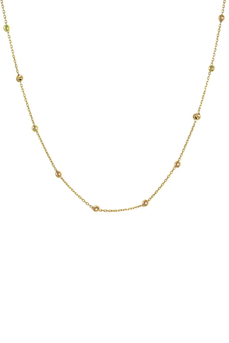 Κολιέ Χρυσό 14Κ Beads 4979