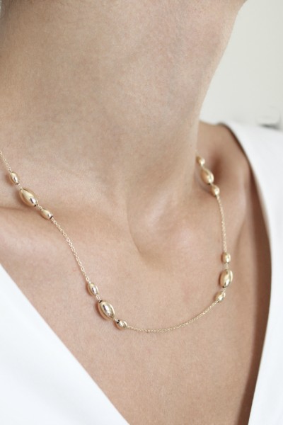 Κολιέ Χρυσό 14Κ Lady Shine Details