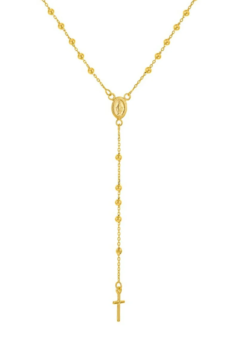 Κολιέ Χρυσό 14Κ Bead It Rosario 5345