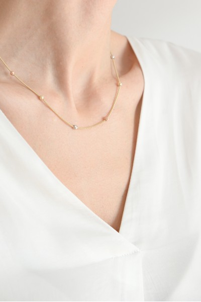 Κολιέ Χρυσό 14Κ Boho Dolce Vita 5507