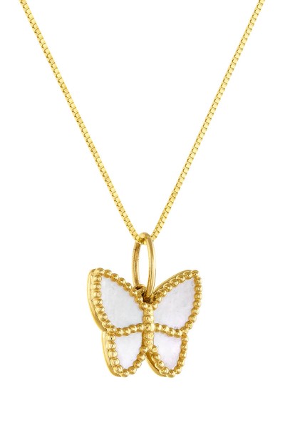 Κρεμαστό Χρυσό 14Κ Bubbles Butterfly