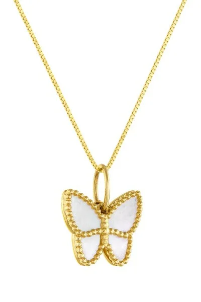 Κρεμαστό Χρυσό 14Κ Bubbles Butterfly