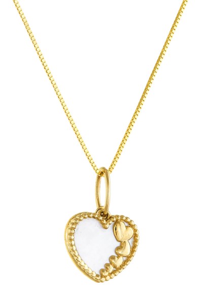 Κρεμαστό Χρυσό 14Κ Bubbles Heart