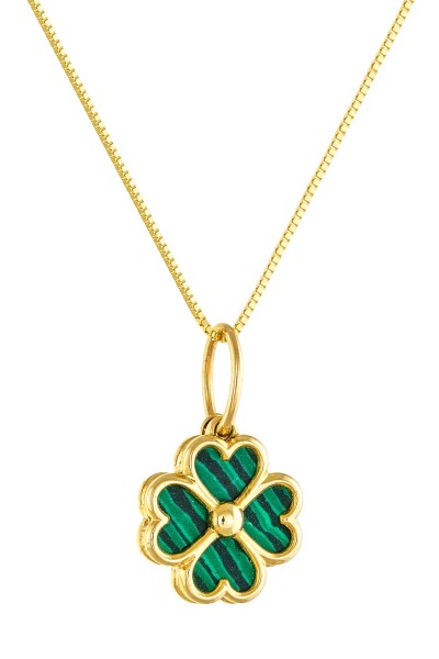 Κρεμαστό Χρυσό 14Κ Lucky Τριφύλλι