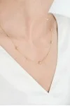 Κολιέ Χρυσό 14Κ Bead It Shine 5662