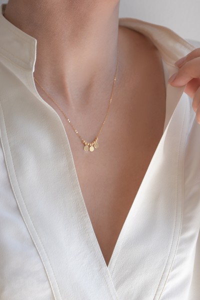 Κολιέ Χρυσό 14Κ SeeK for Gold All Dots