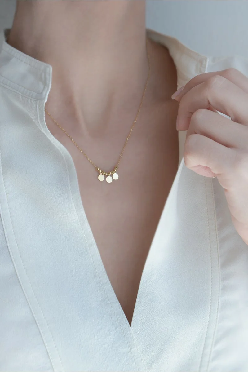 Κολιέ Χρυσό 14Κ SeeK for Gold All Dots