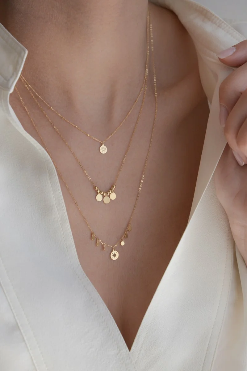 Κολιέ Χρυσό 14Κ SeeK for Gold Star Blings