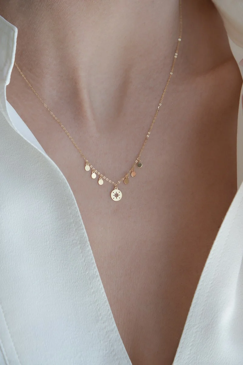 Κολιέ Χρυσό 14Κ SeeK for Gold Star Blings