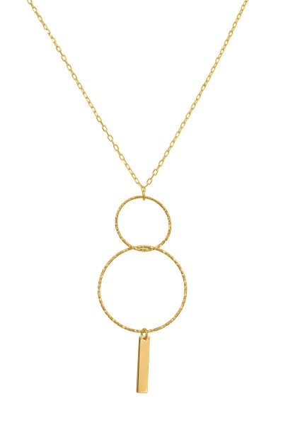 Κολιέ Χρυσό 14Κ SeeK for Gold Circle Line