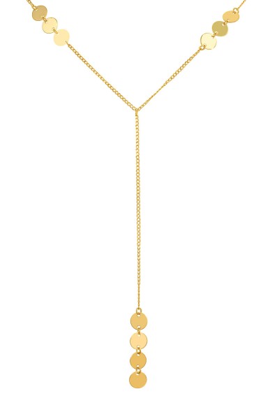 Κολιέ Χρυσό 14Κ SeeK for Gold Retro Circles