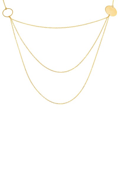 Κολιέ Χρυσό 14Κ SeeK for Gold Shiny You Waterfull