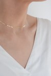 Κολιέ Χρυσό 14Κ SeeK for Gold Choker Shiny Iris