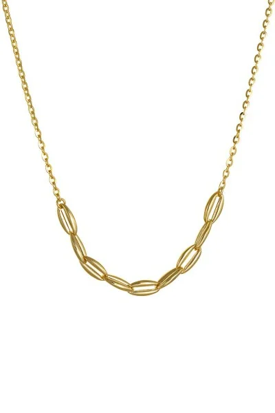 Κολιέ Χρυσό 14Κ Fashion Oval