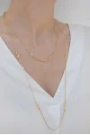 Κολιέ Χρυσό 14Κ Fashion Oval