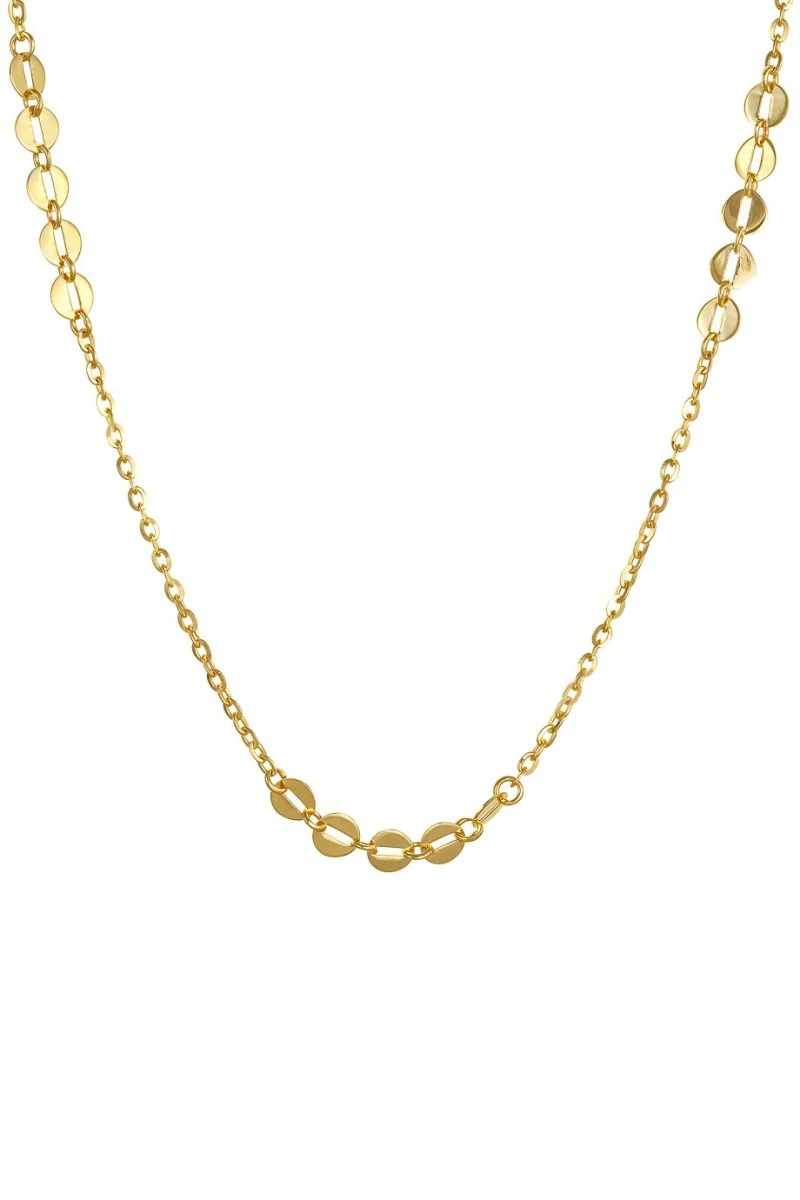 Κολιέ Χρυσό 14Κ Fashion Circles