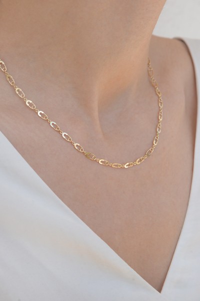 Κολιέ Χρυσό 14Κ Blogger Style 6237