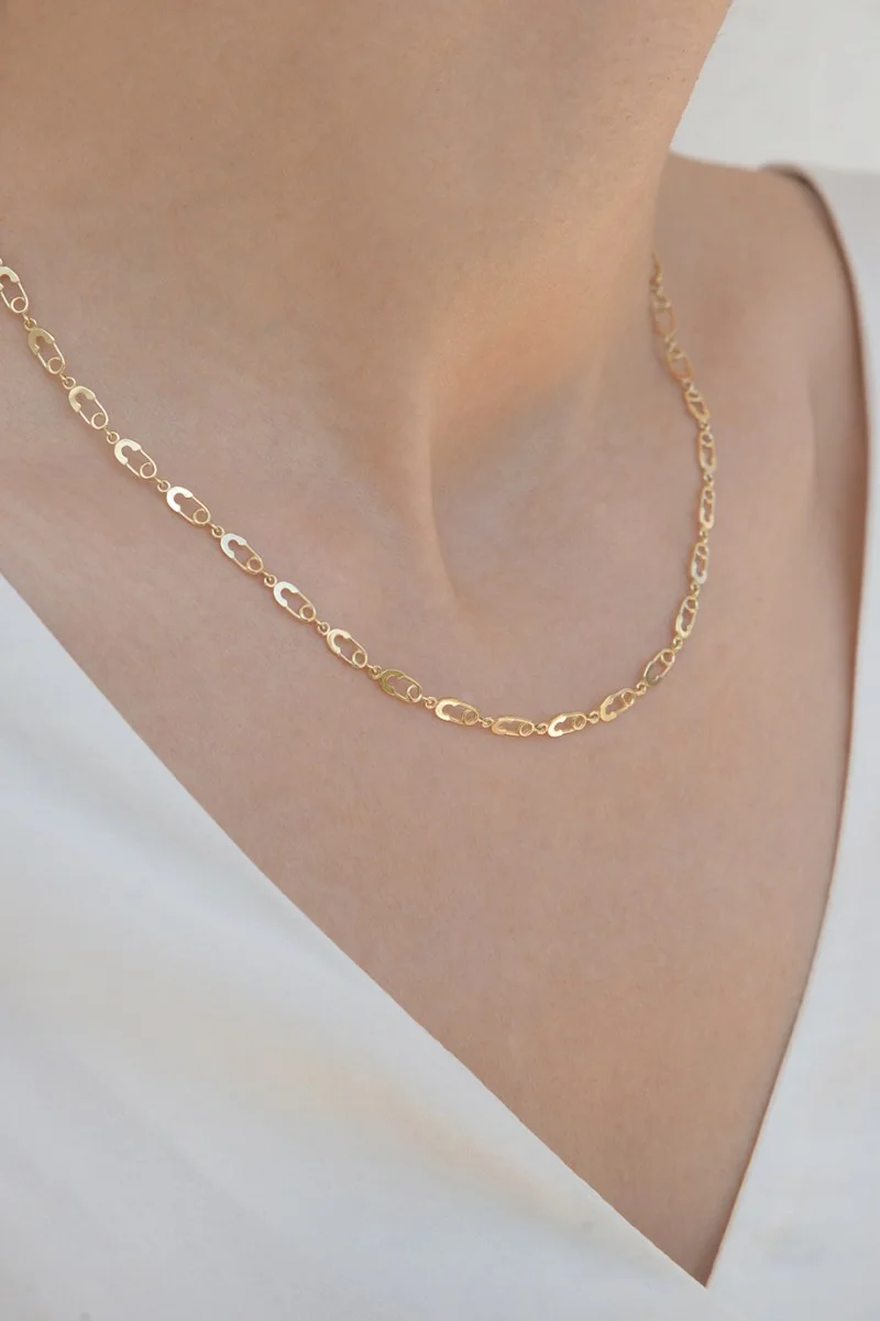 Κολιέ Χρυσό 14Κ Blogger Style 6237