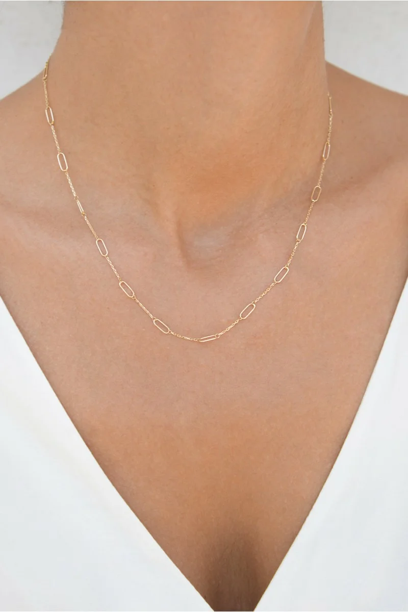 Κολιέ Χρυσό 14Κ Blogger Style 6452