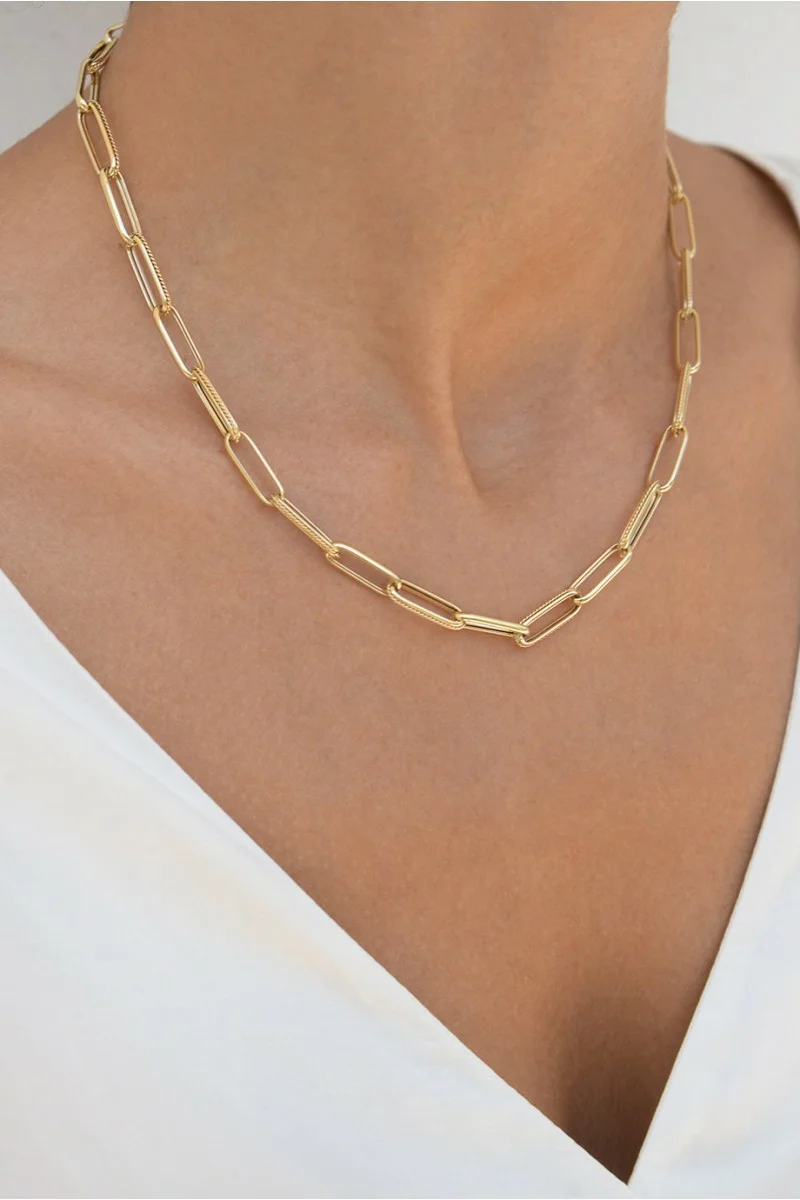 Κολιέ Χρυσό 14Κ Blogger Style 6455
