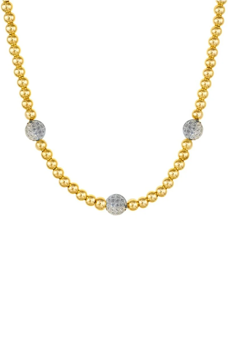 Κολιέ Χρυσό 14Κ Bead It Shine Elite 6648