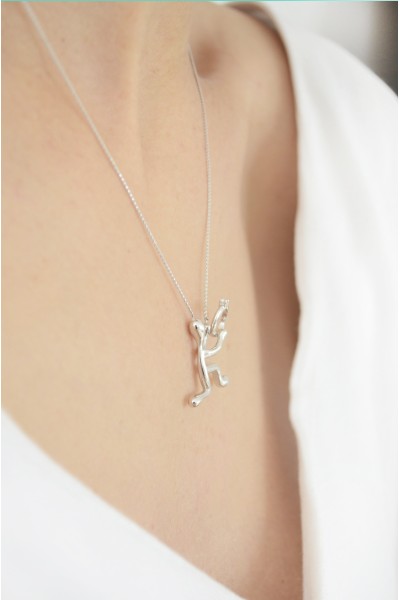 Κολιέ Λευκόχρυσο 14Κ Πρόταση Γάμου Brillant 0.01Ct