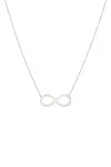 Κολιέ Λευκόχρυσο 14Κ Infinity White