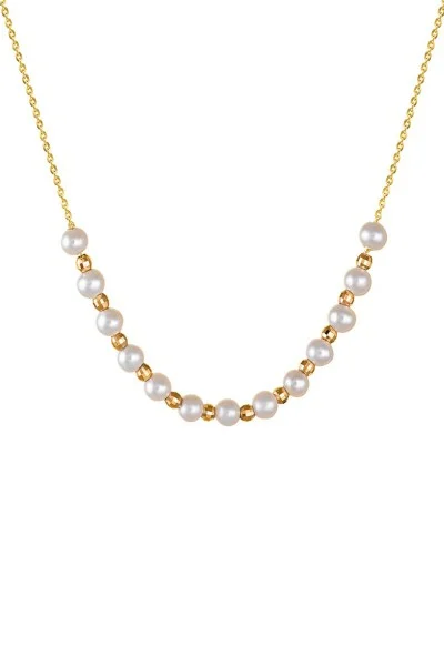 Κολιέ Χρυσό 14Κ Chic Pearls